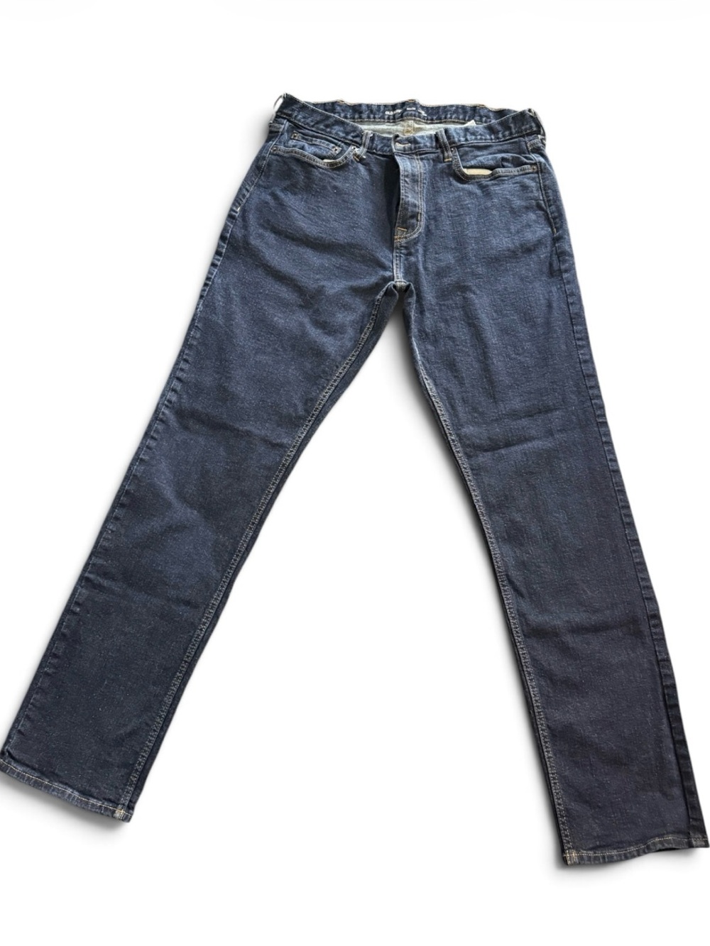 Old Navy Slim Built-In Flex Dark Wash Jeans Men’s 38x34 Stretch Denim Pants